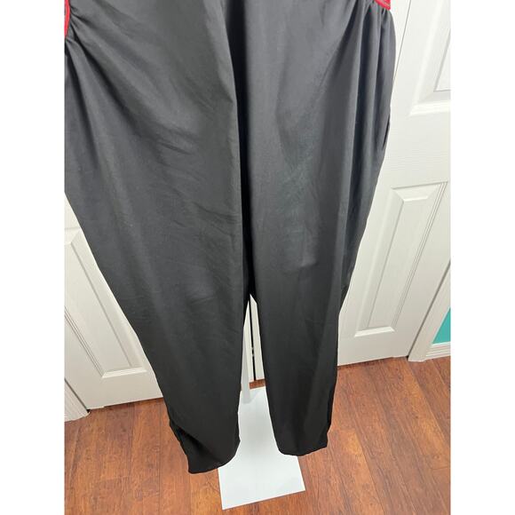 Bisou Bisou Pants Jumpsuit Womens X-Large Black Multicolor Boho Beaded Strapless - Picture 9 of 10